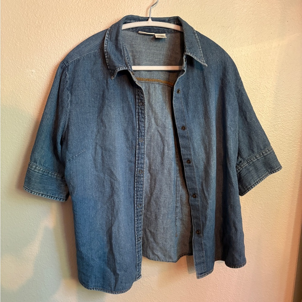 REPOST Vintage St John’s Bay Denim Sun shirt XL